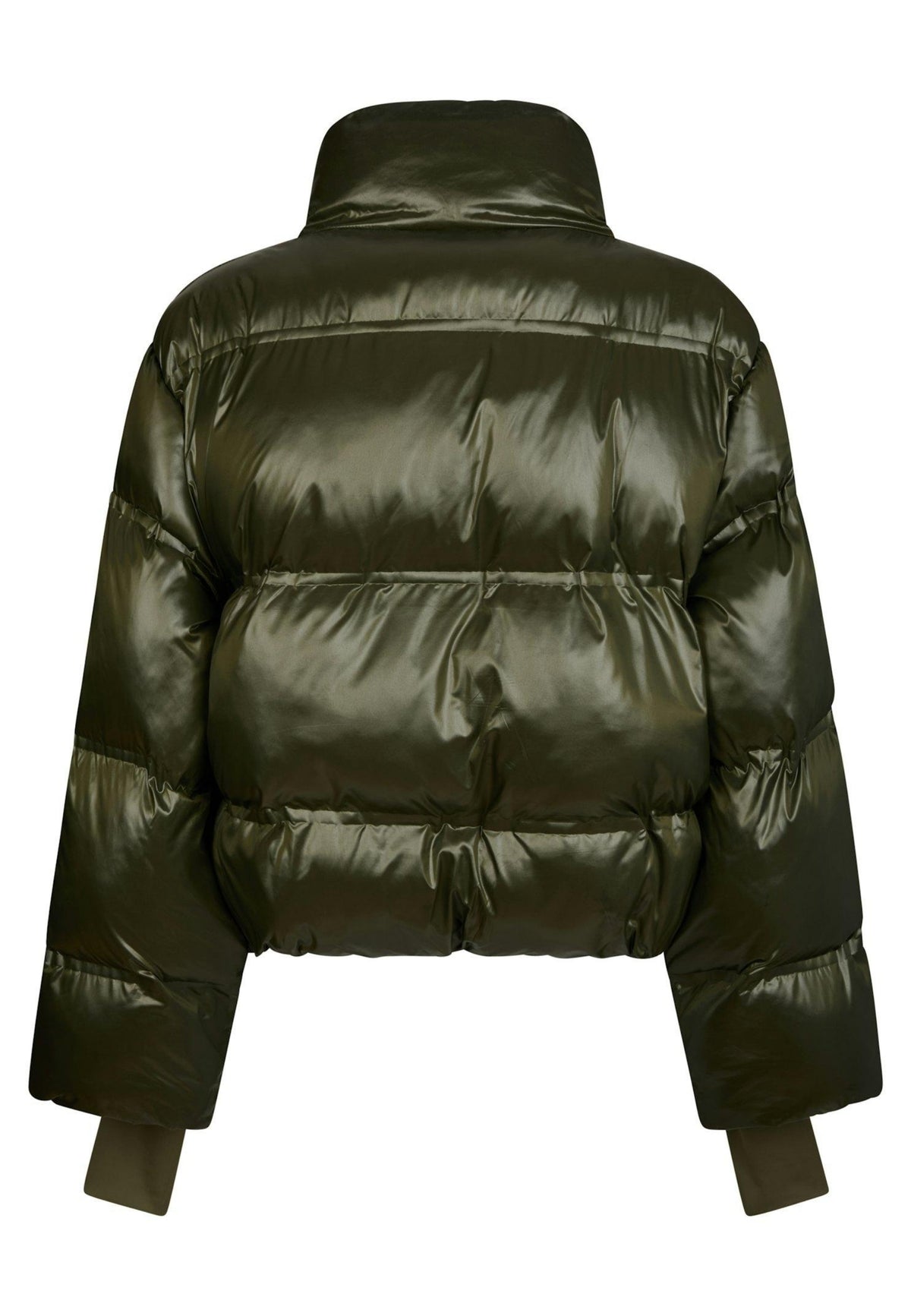 165094 Rhea Shiny Puffer Jacket_Olive_Packshot_1