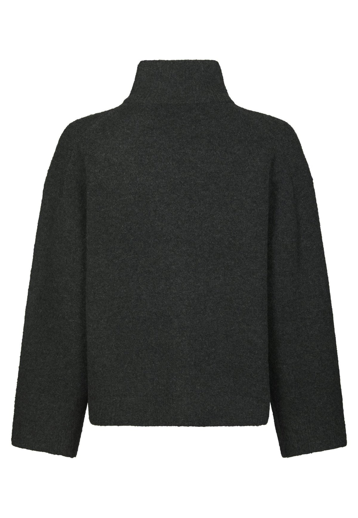 164973 Asley Zip Knit Cardigan_Antracit_Packshot_1
