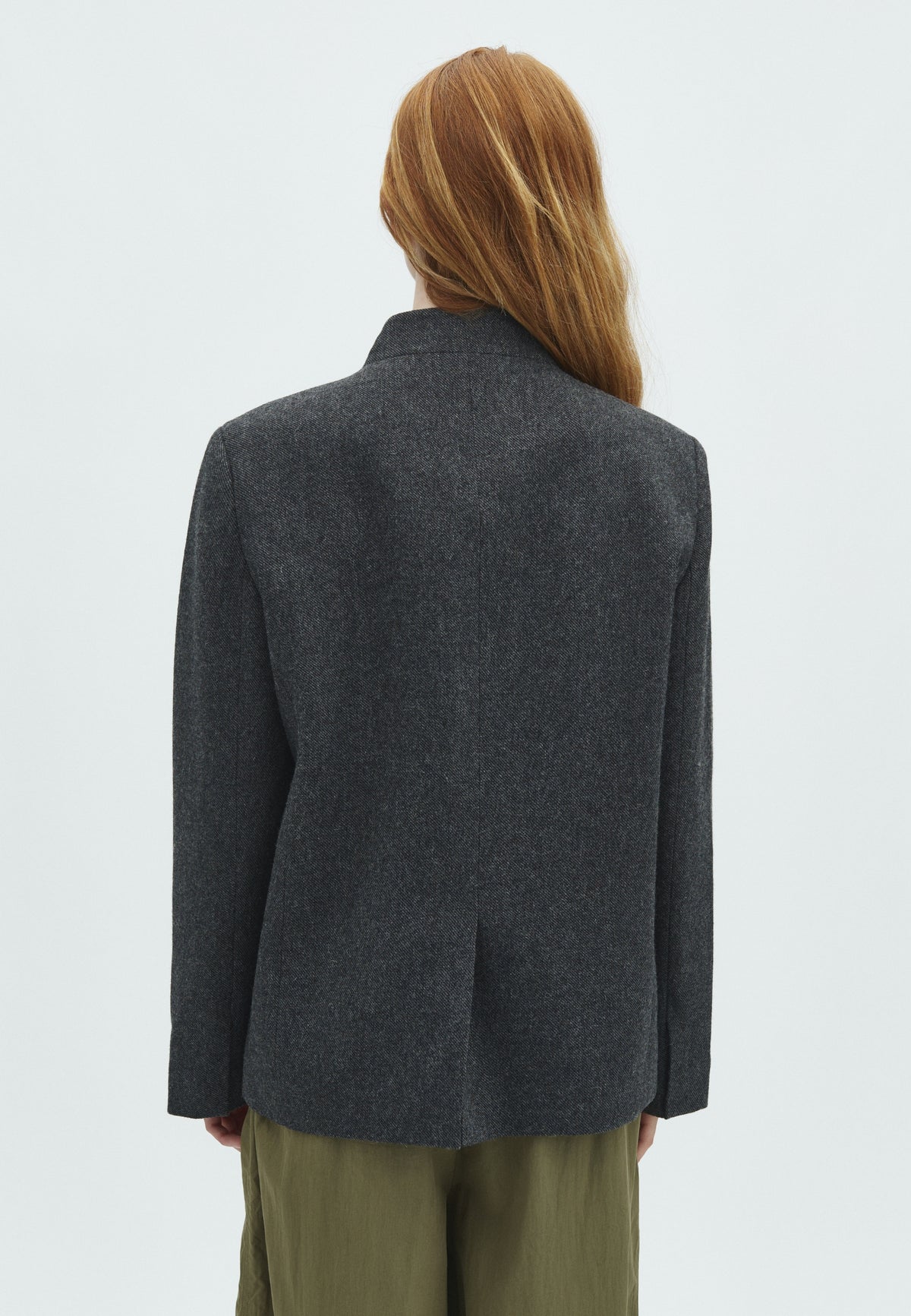 170034 Terine Structure Twill Blazer_Antracit_Model_3