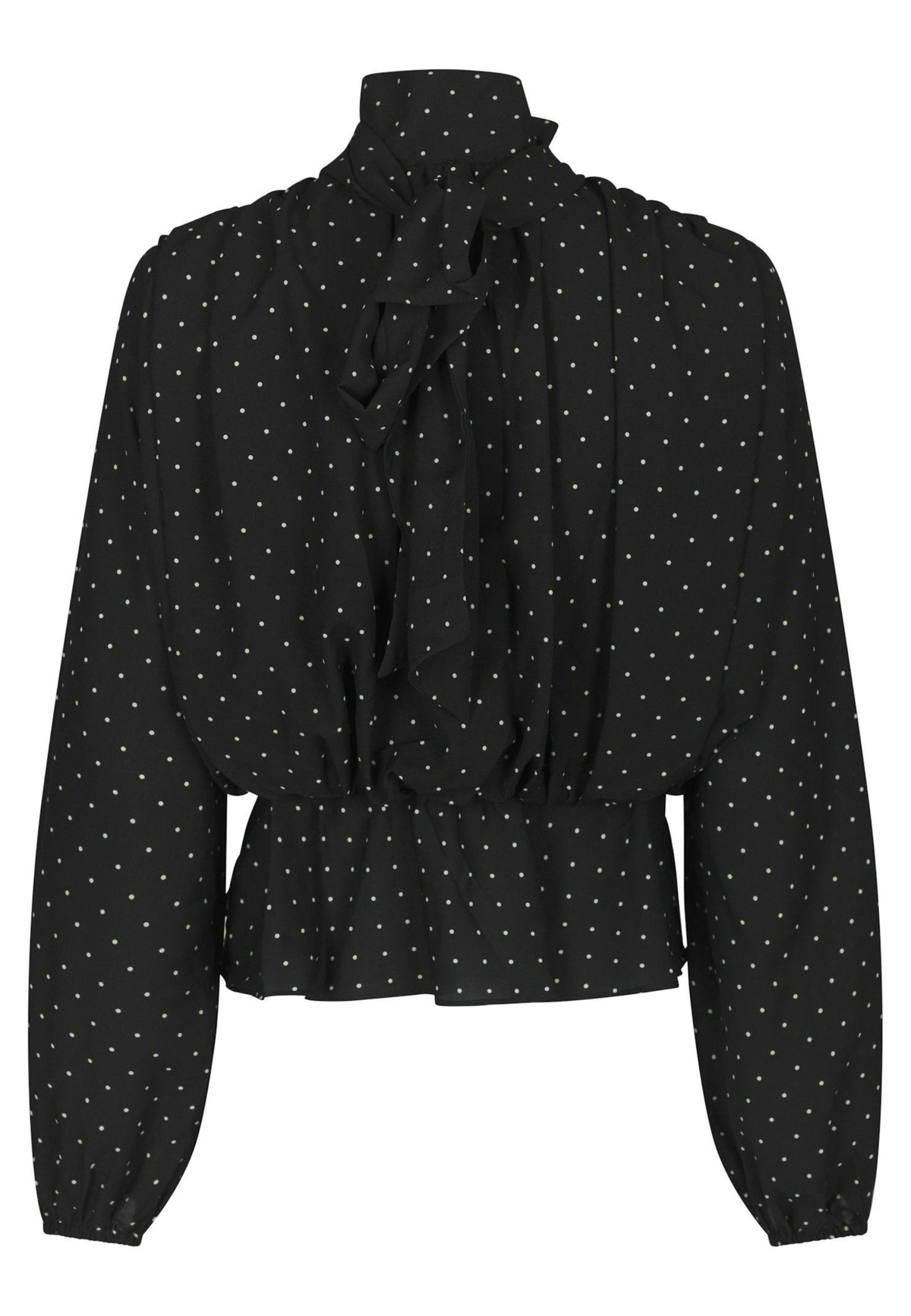 171098 Ettalie Dot Blouse_Black_Packshot_1